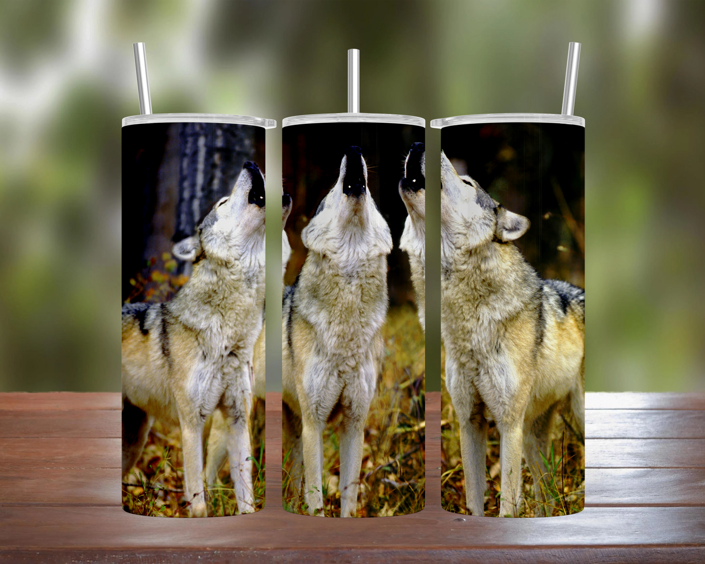 Wolf Pack Howl Tumbler