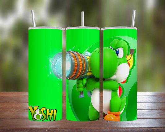 Mario: Yoshi with Blaster Tumbler