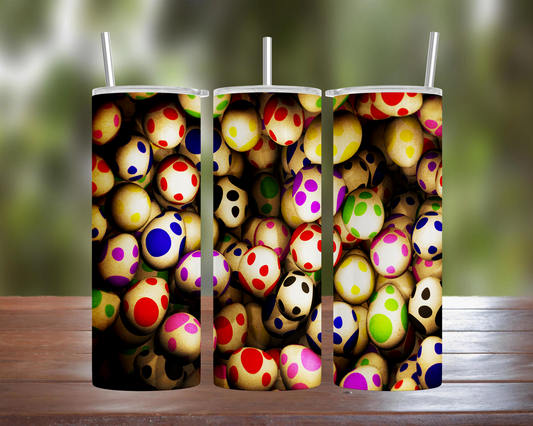 Mario: Yoshi Eggs Collage Tumbler