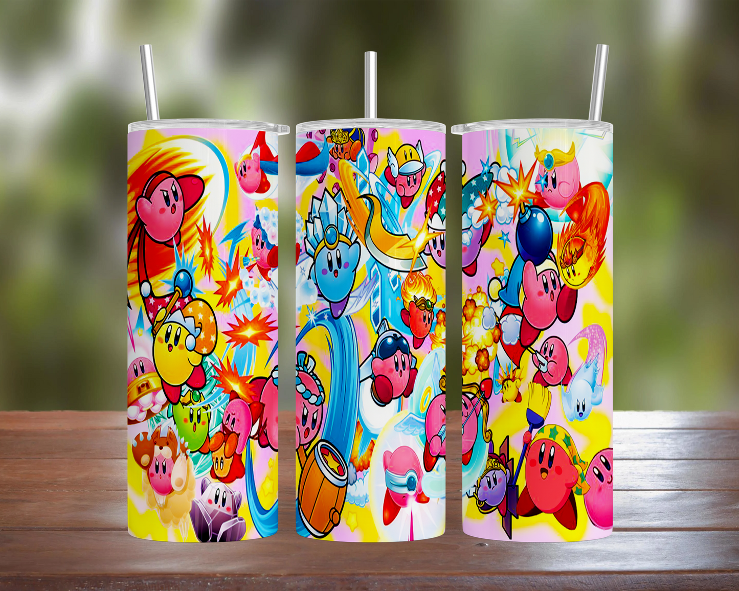 Kirby Collage Tumbler