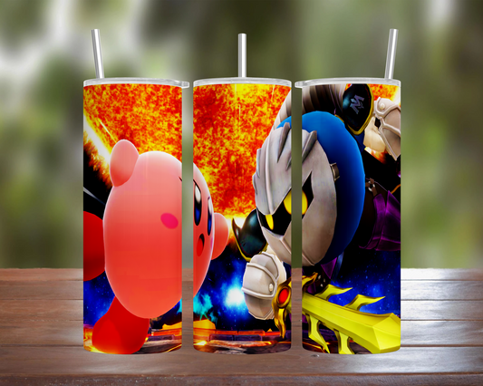 Kirby vs Meta Knight Tumbler