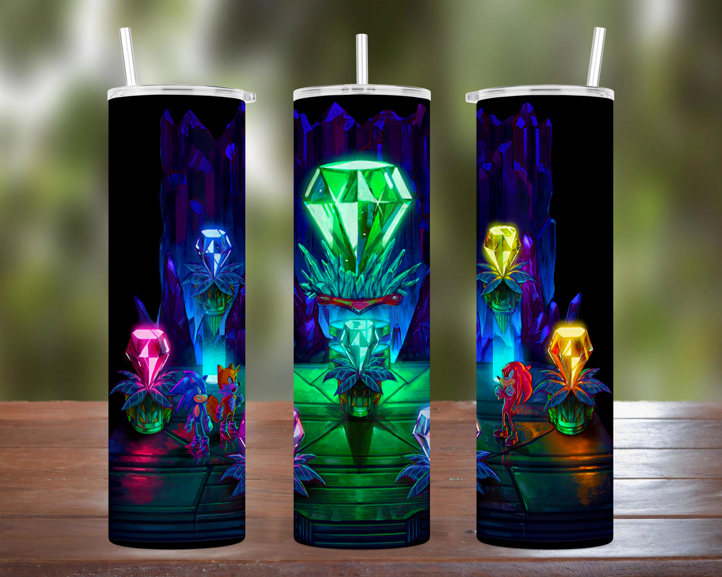 Sonic: Chaos Emeralds Tumbler