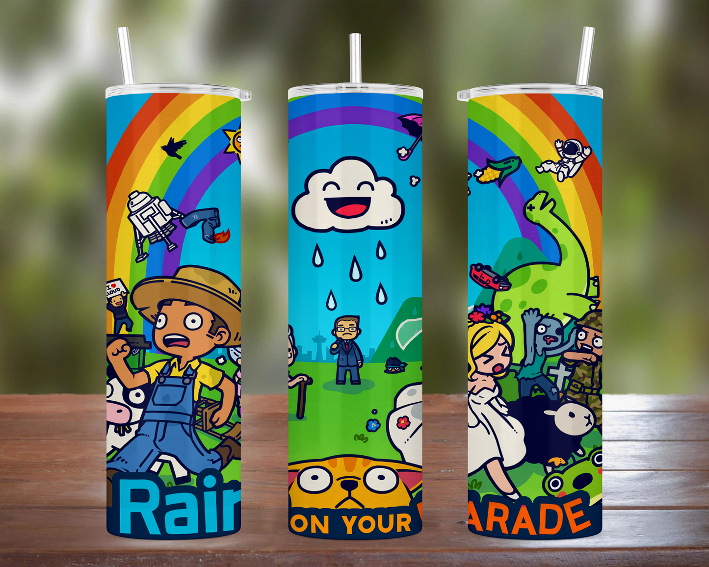 Rain on Your Parade Tumbler