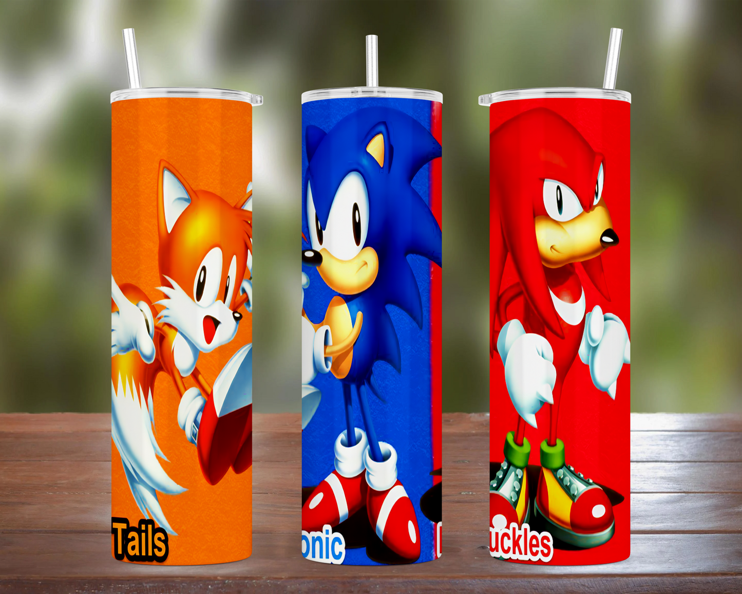 Sonic, Tails, Knuckles Tumbler