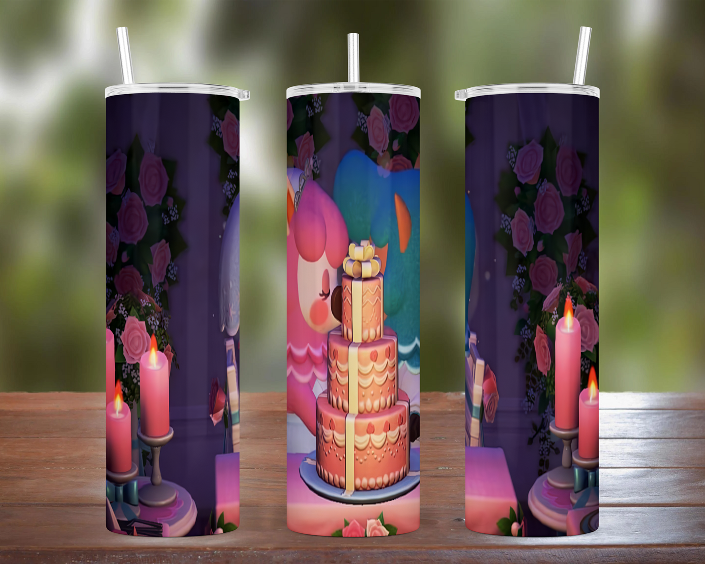 Animal Crossing Wedding Tumbler