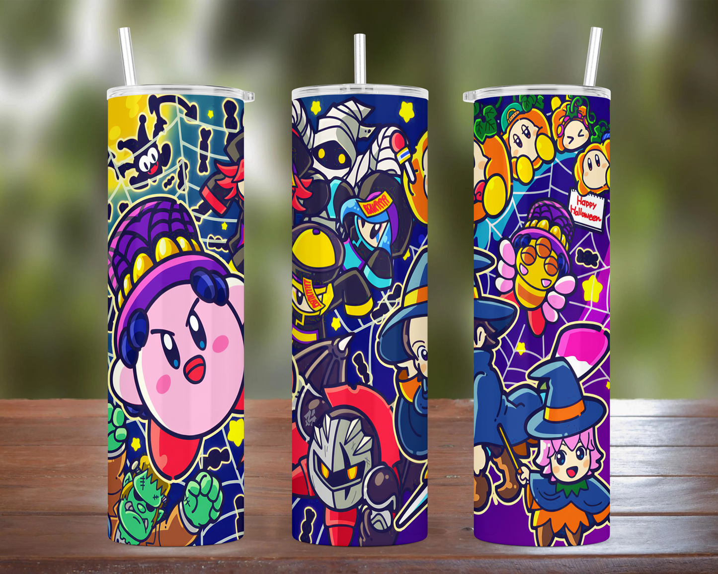 Kirby Halloween Tumbler