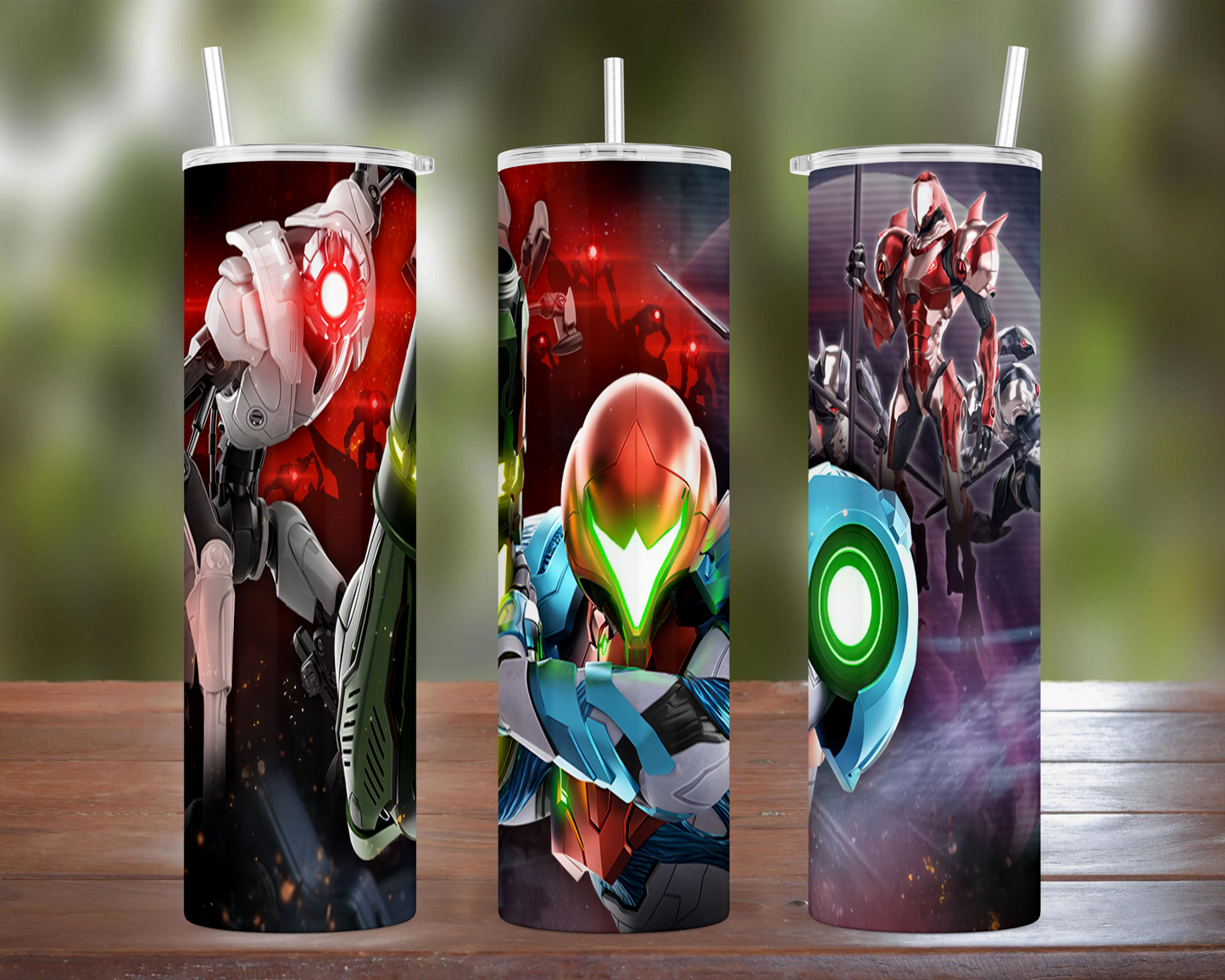 Metroid Dread Samus & EMMIs Tumbler