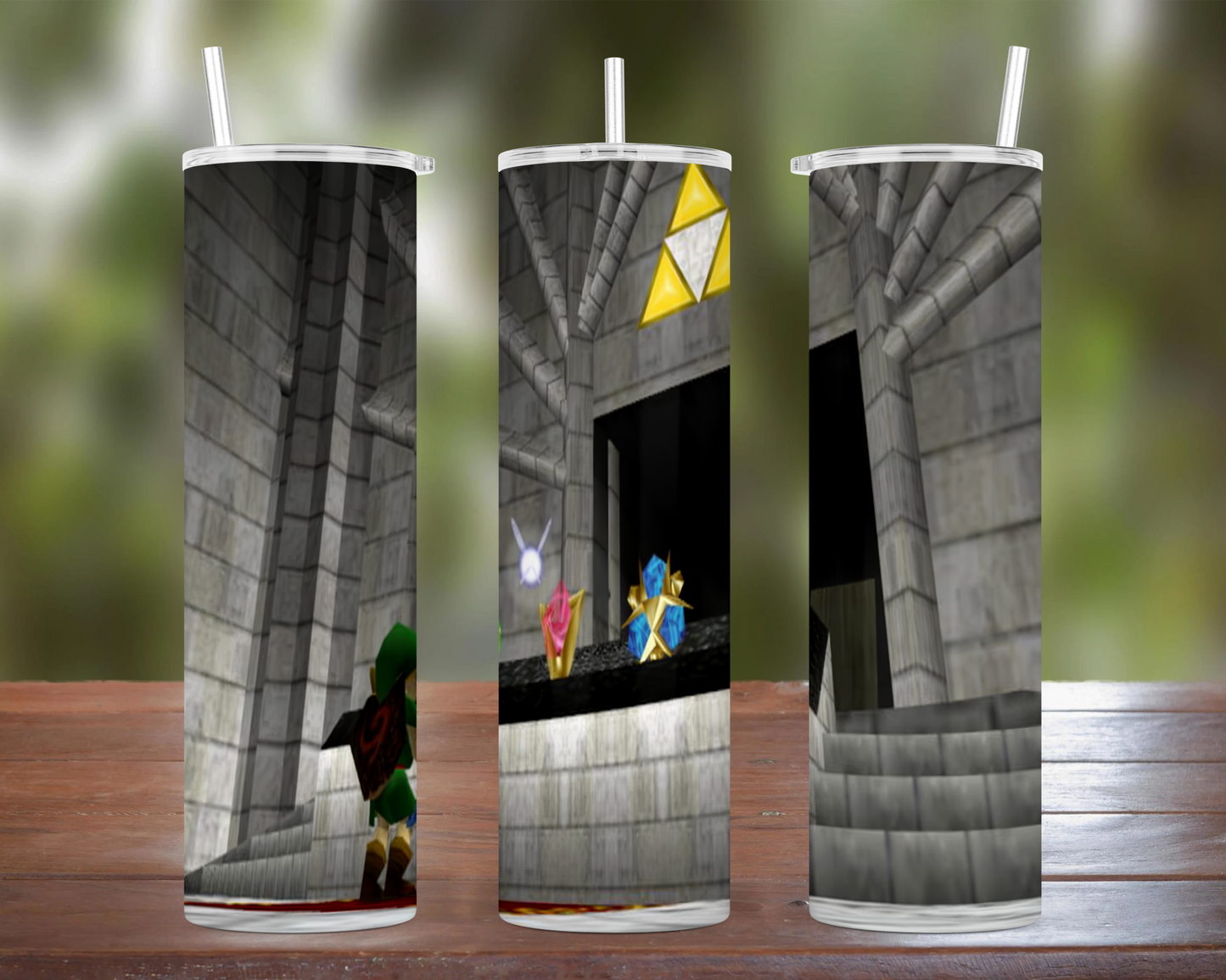 Ocarina of Time Spiritual Stones Tumbler