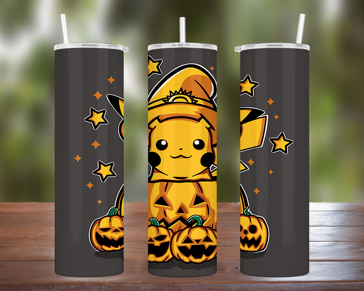 Pikachu Pumpkin Tumbler