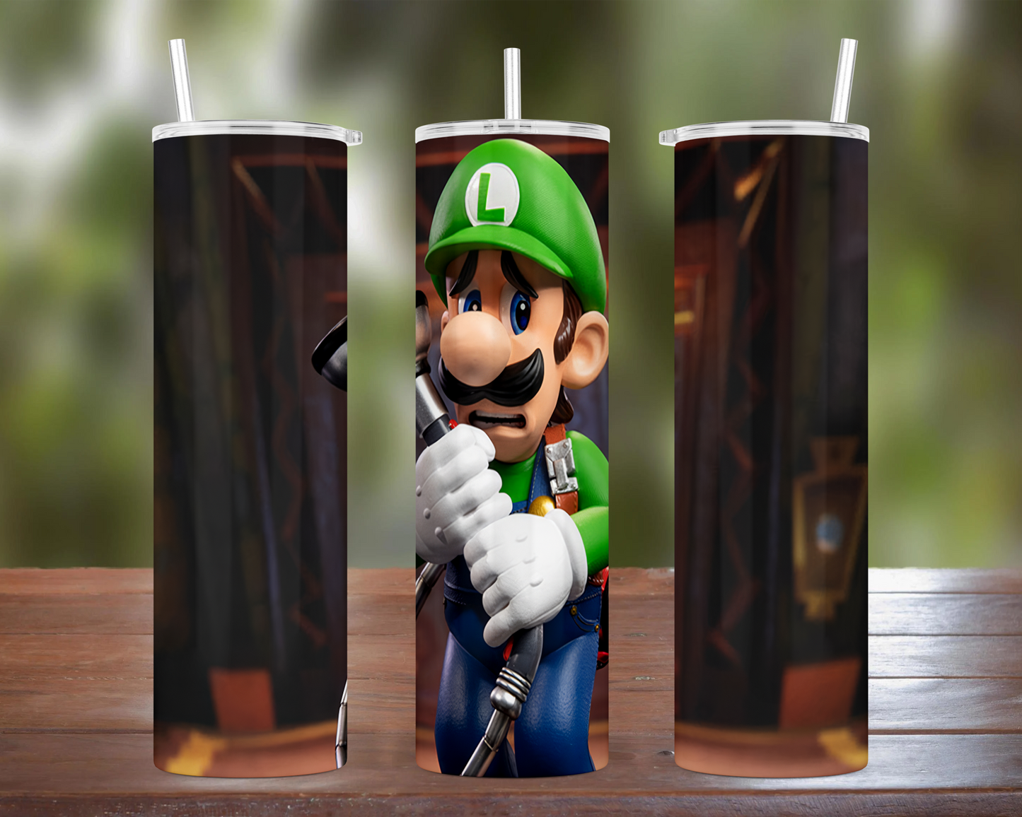 Luigi's Mansion Scared Tumbler