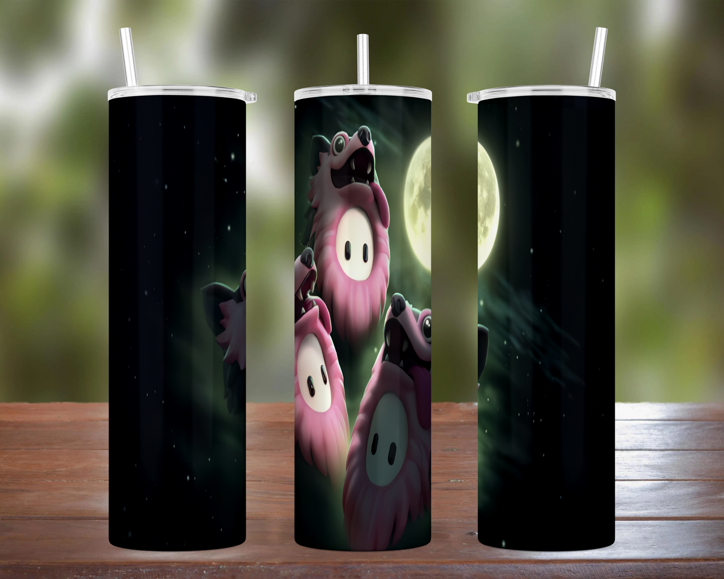 Fall Guys: Wolf Moon Parody Tumbler