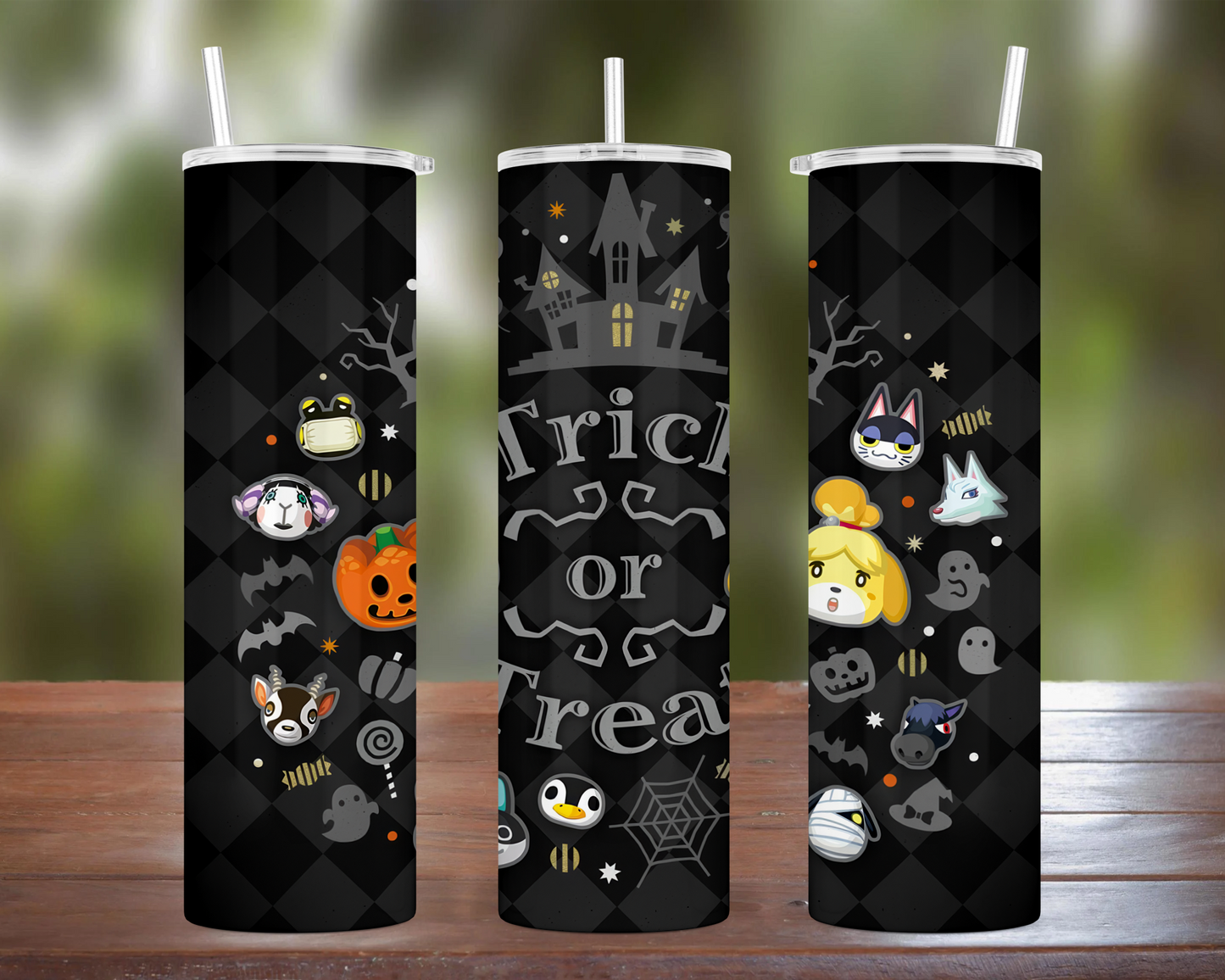 Animal Crossing Trick or Treat Tumbler