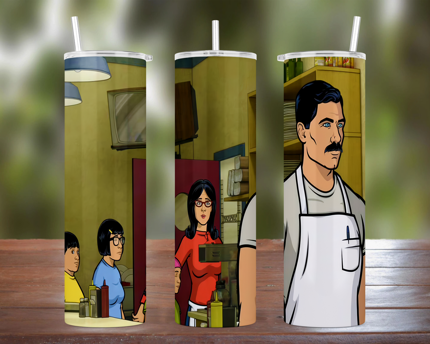 Archer: Bob's Burger's Crossover Tumbler