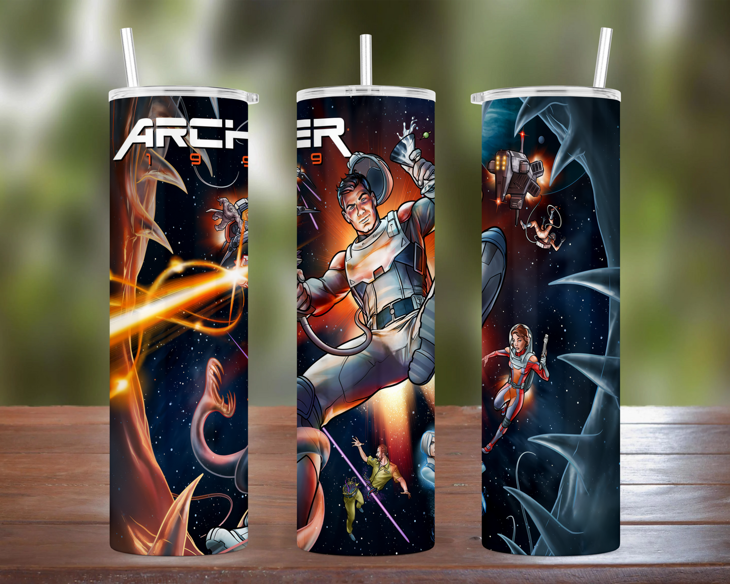 Archer: Season 10 1999 Cover Art Tumbler