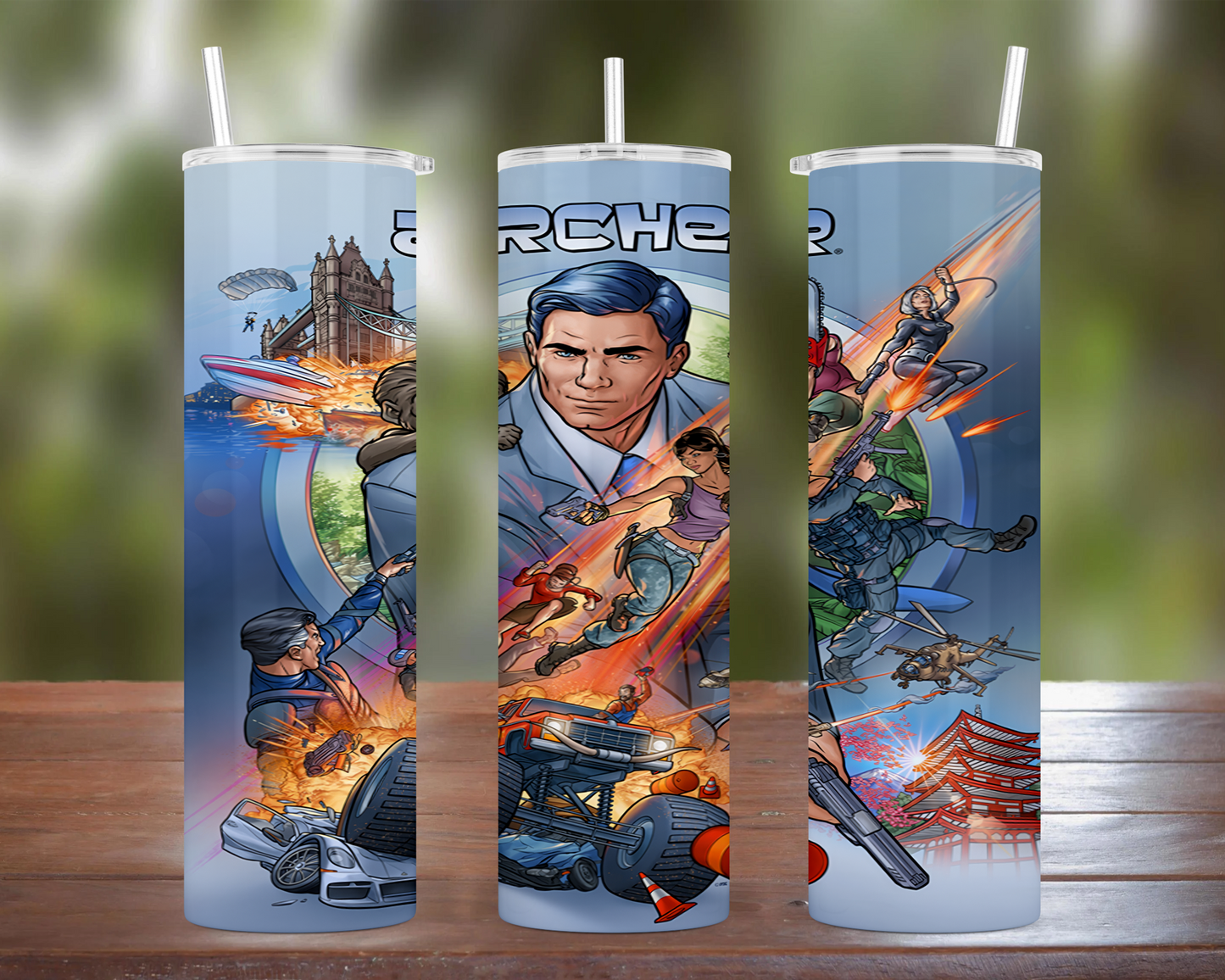 Archer: Season 12 Cover Art Tumbler