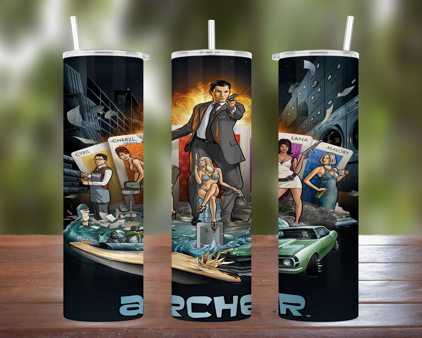 Archer: Season 1 Cover Art Tumbler