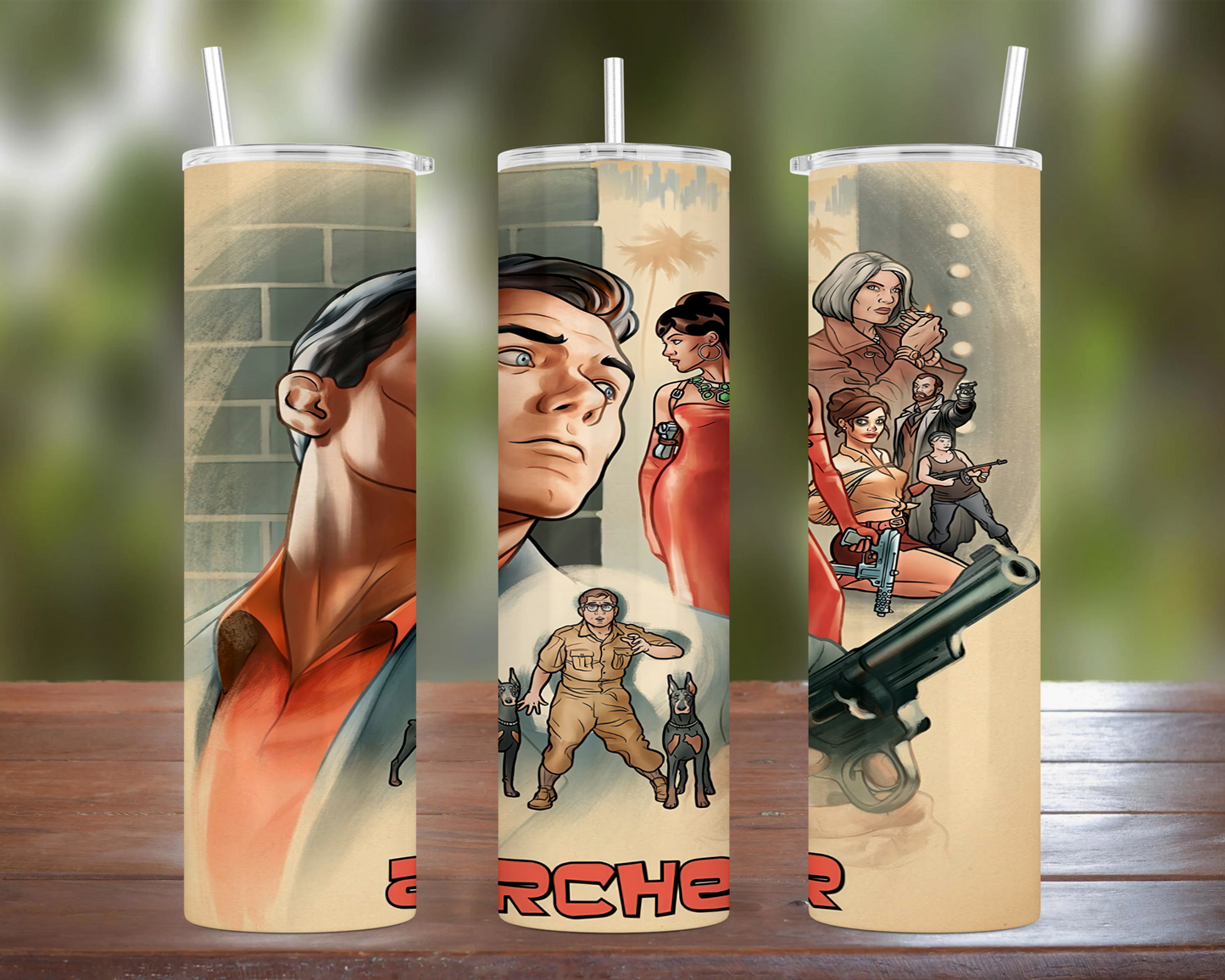 Archer: Season 7 Cover Art Tumbler