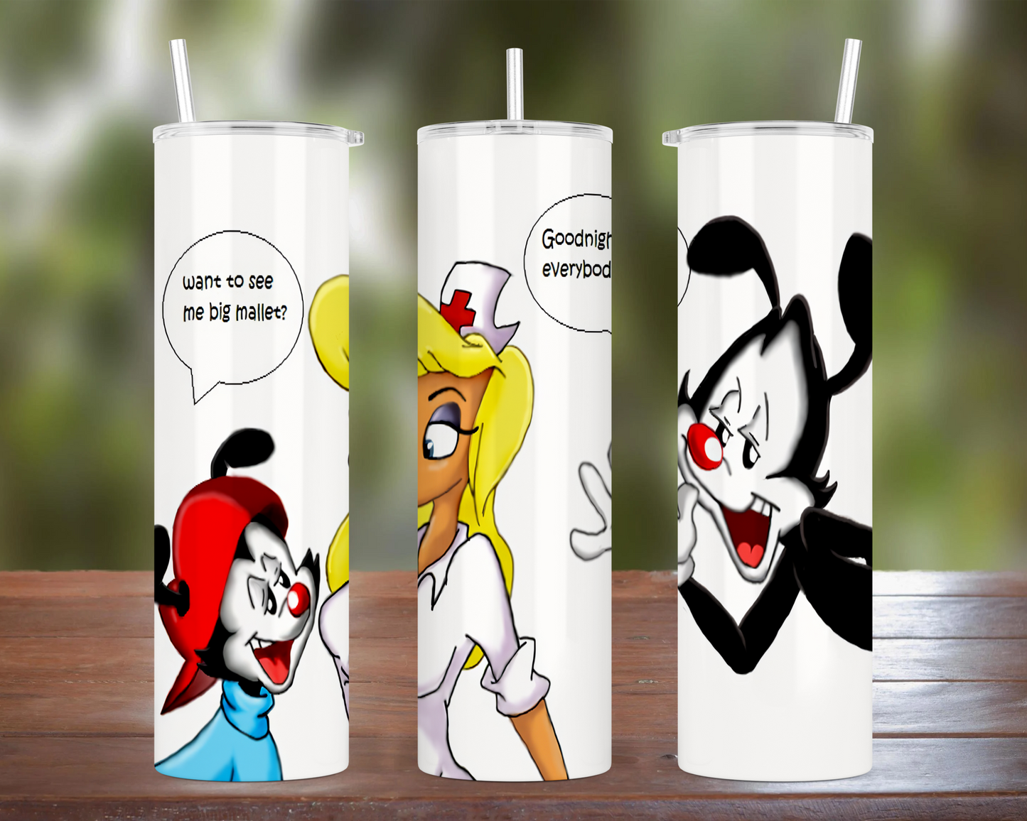 Animaniacs Big Mallet Tumbler