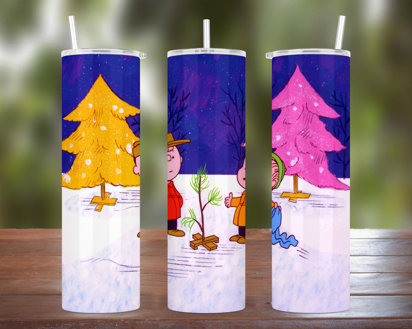 Charlie Brown Christmas Tree Tumbler