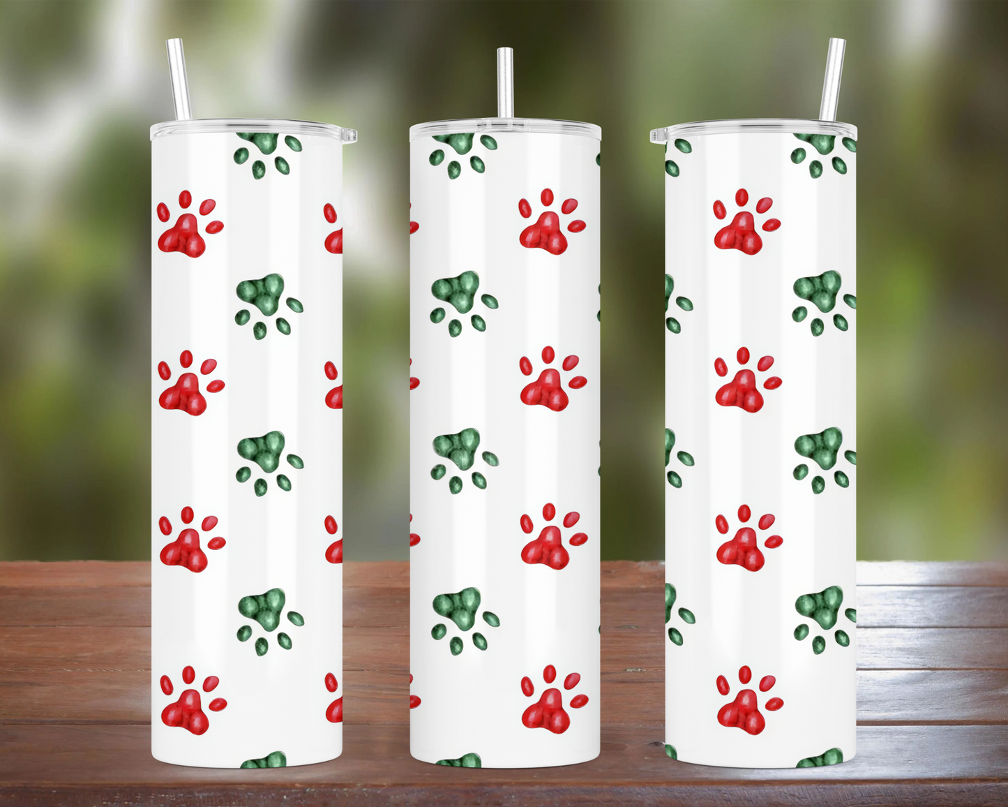 Christmas Paws Tumbler