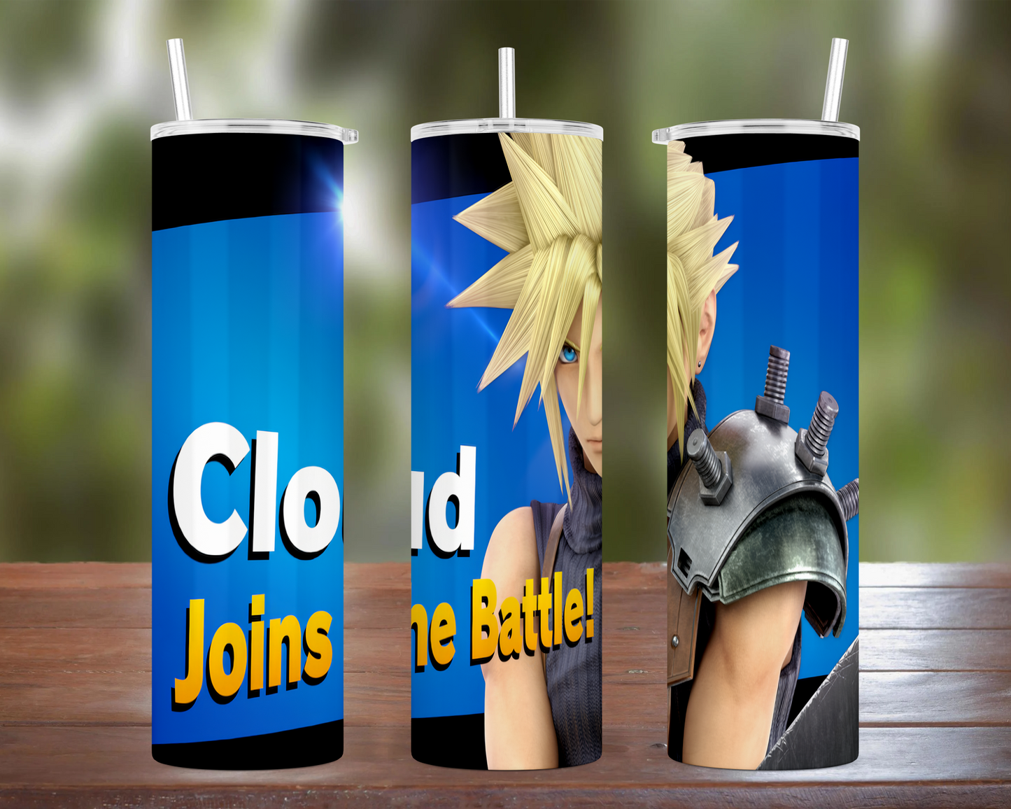 Smash Bros Ultimate Character: Cloud Strife Tumbler