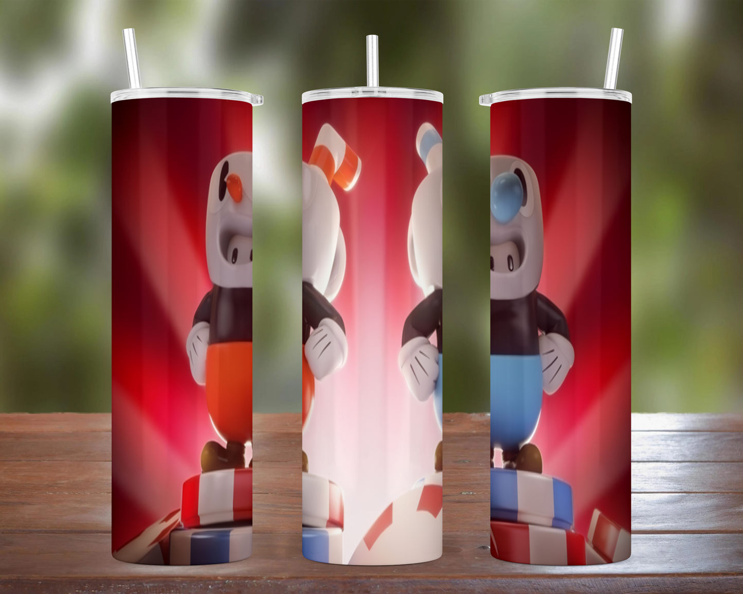 Fall Guys: Cuphead & Mugman Skins Tumbler