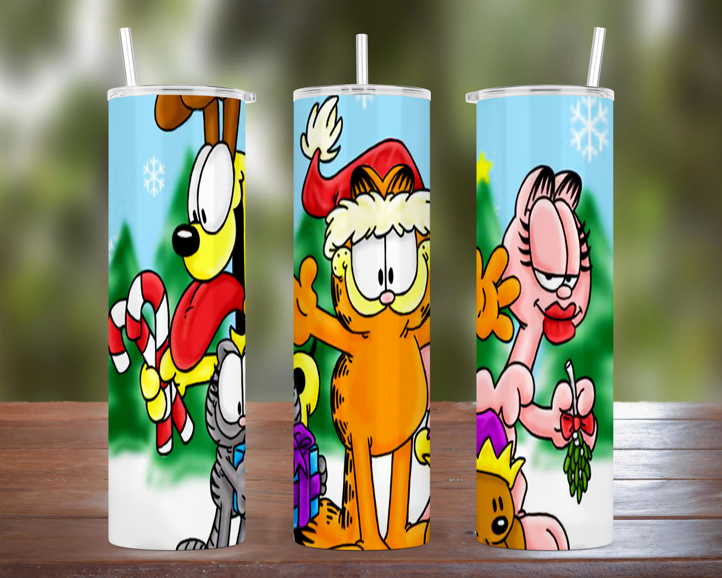 Garfield & Friends Christmas Tumbler