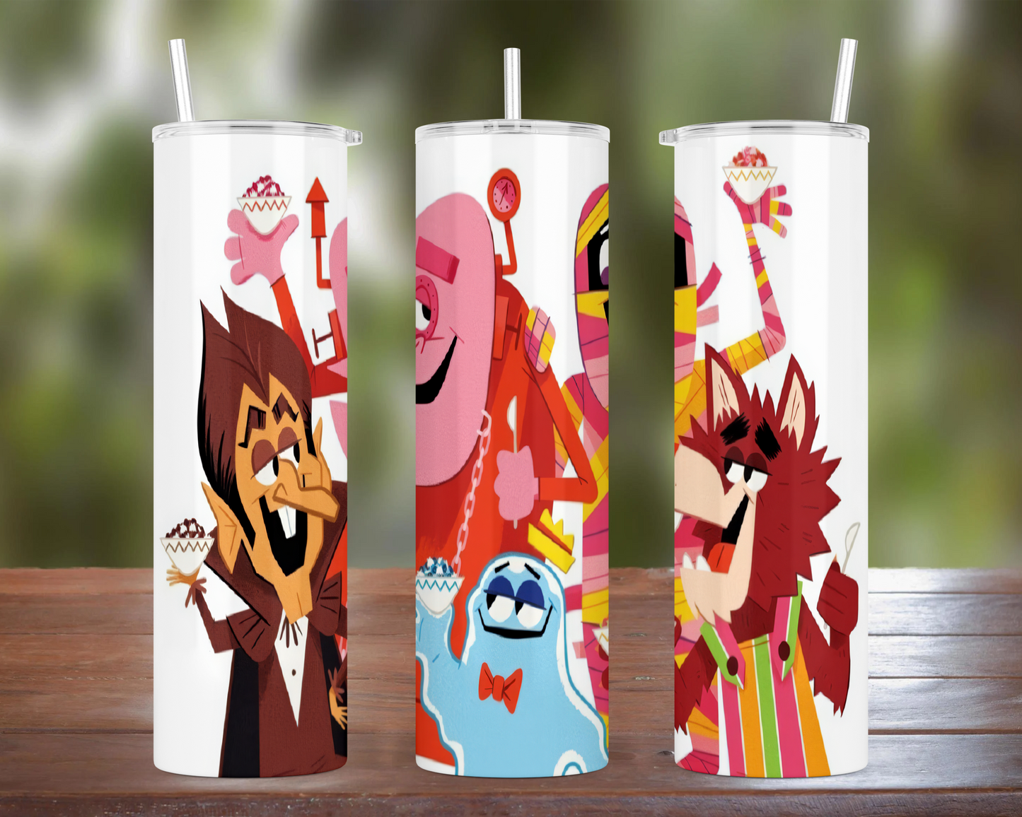 Halloween Monster Cereal Characters Tumbler