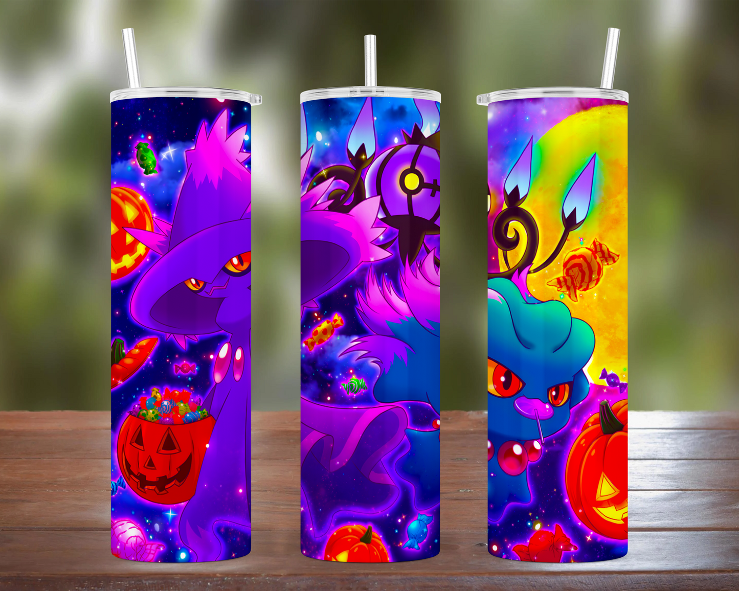 Halloween Pokemon Tumbler