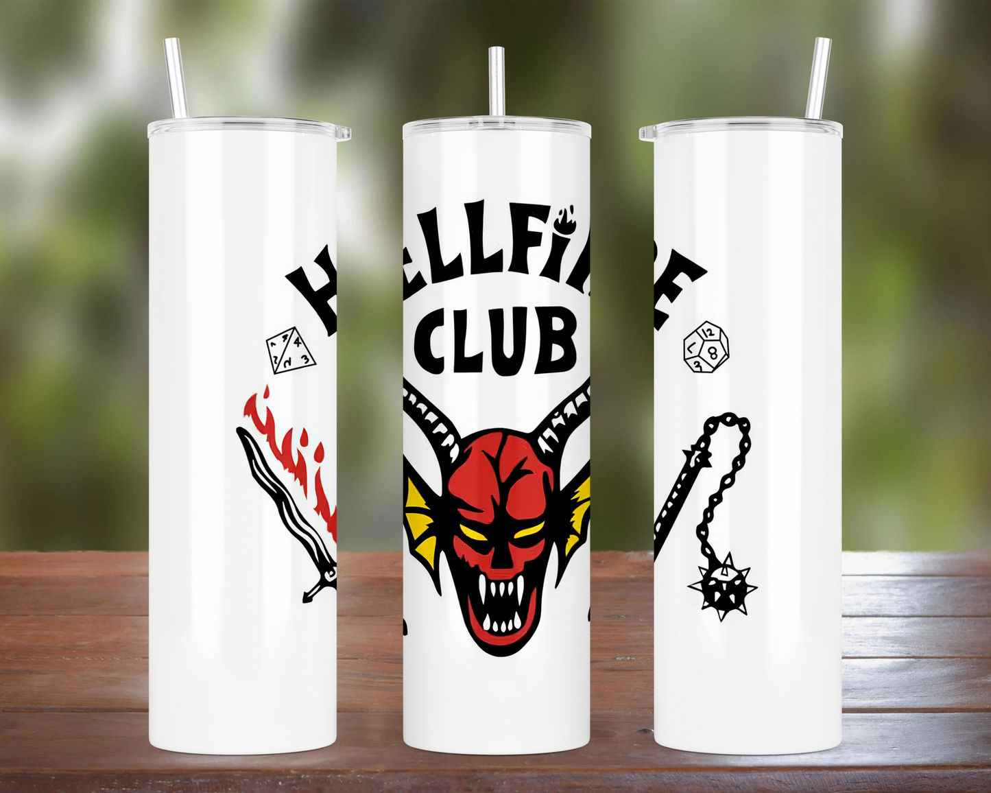 Stranger Things: Hellfire Club Tumbler