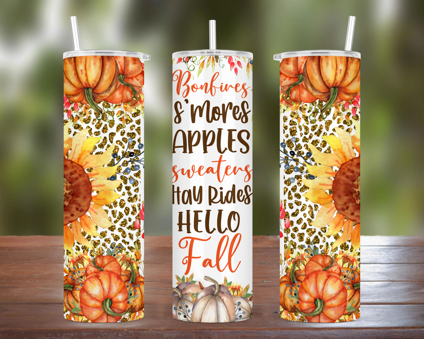 Hello Fall Tumbler