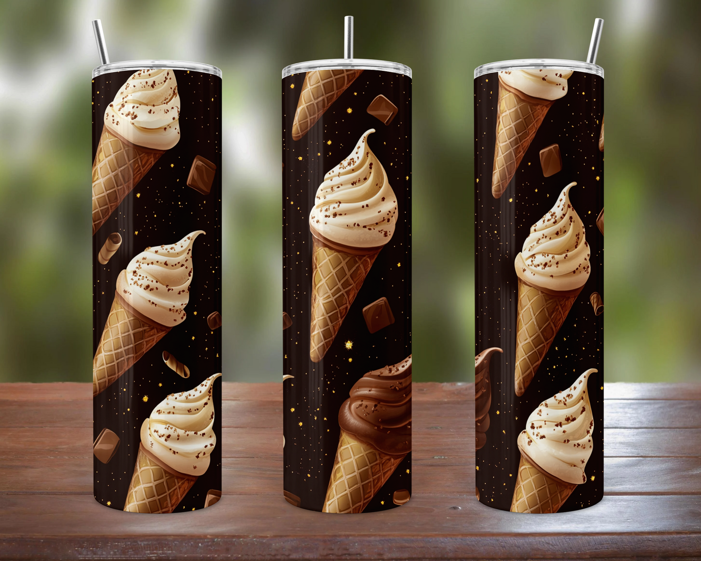 Ice Cream Cones v4 Tumbler