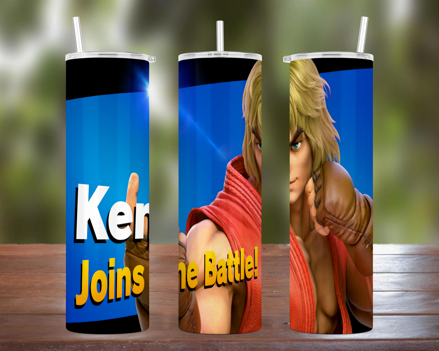 Smash Bros Ultimate Character: Ken Masters Tumbler