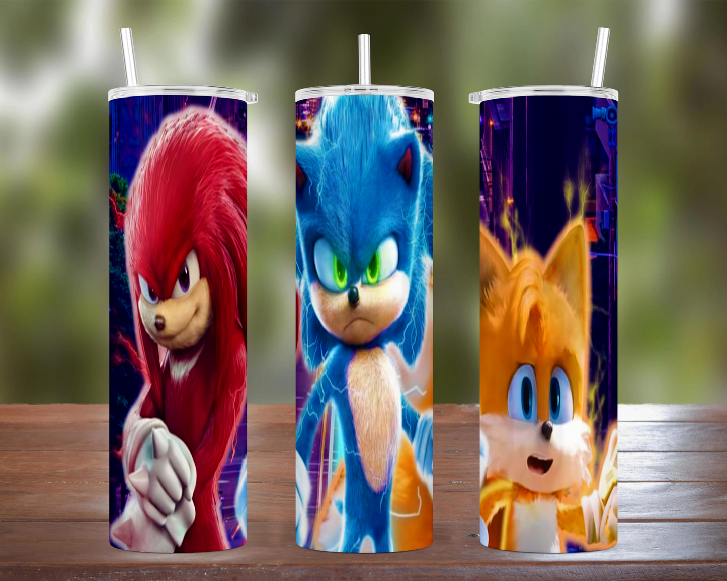 Sonic Movie: Knuckles, Sonic, Tails Tumbler