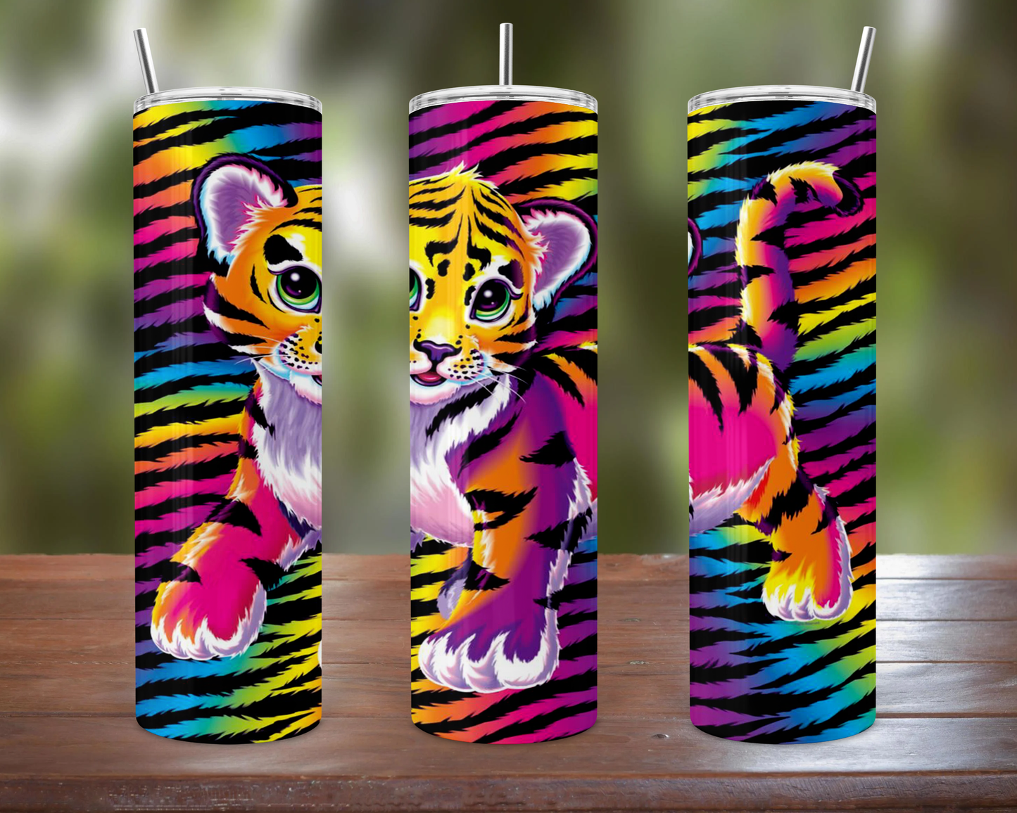 Lisa Frank Forrest Tumbler