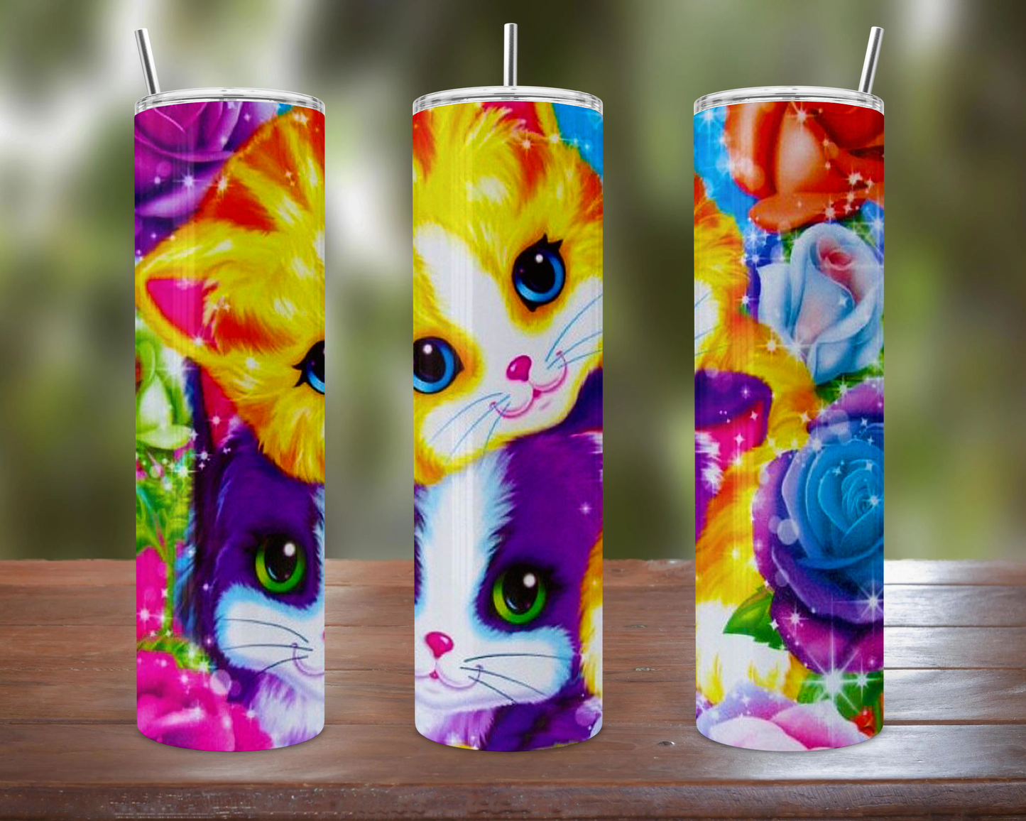 Lisa Frank Kittens Tumbler