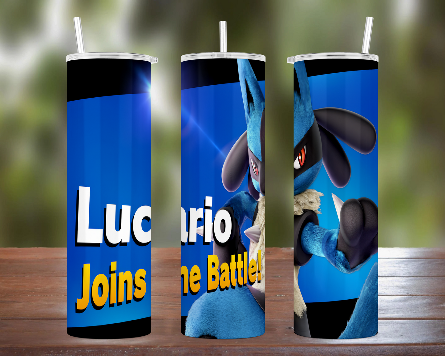 Smash Bros Ultimate Character: Lucario Tumbler