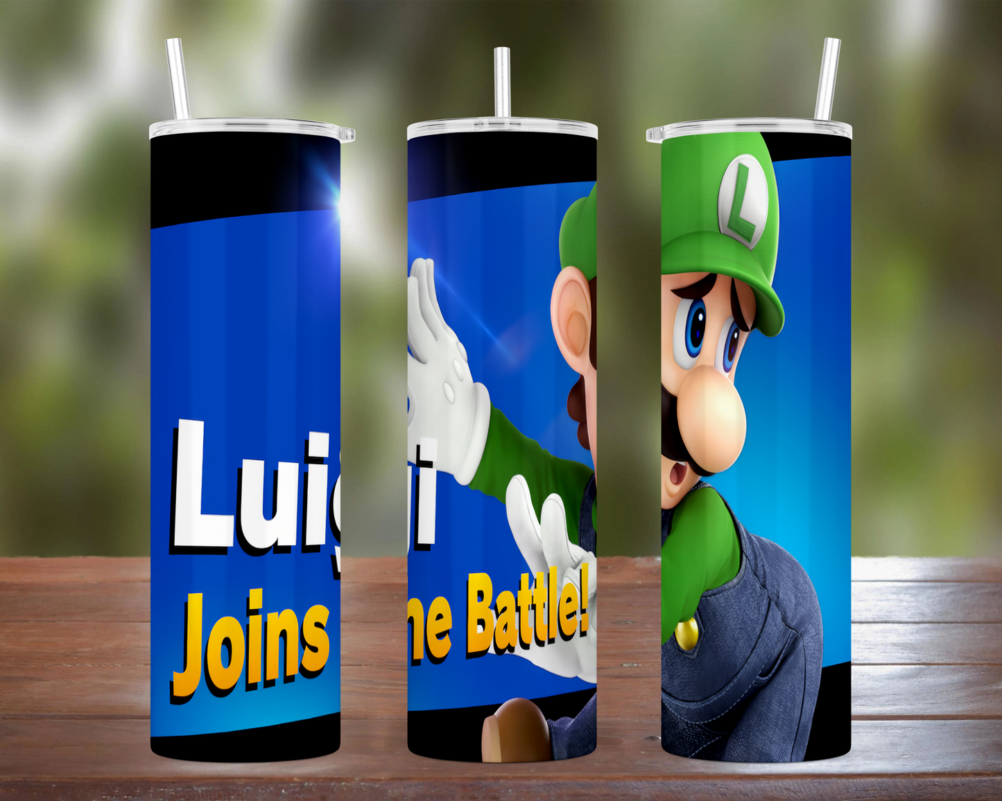 Smash Bros Ultimate Character: Luigi Tumbler