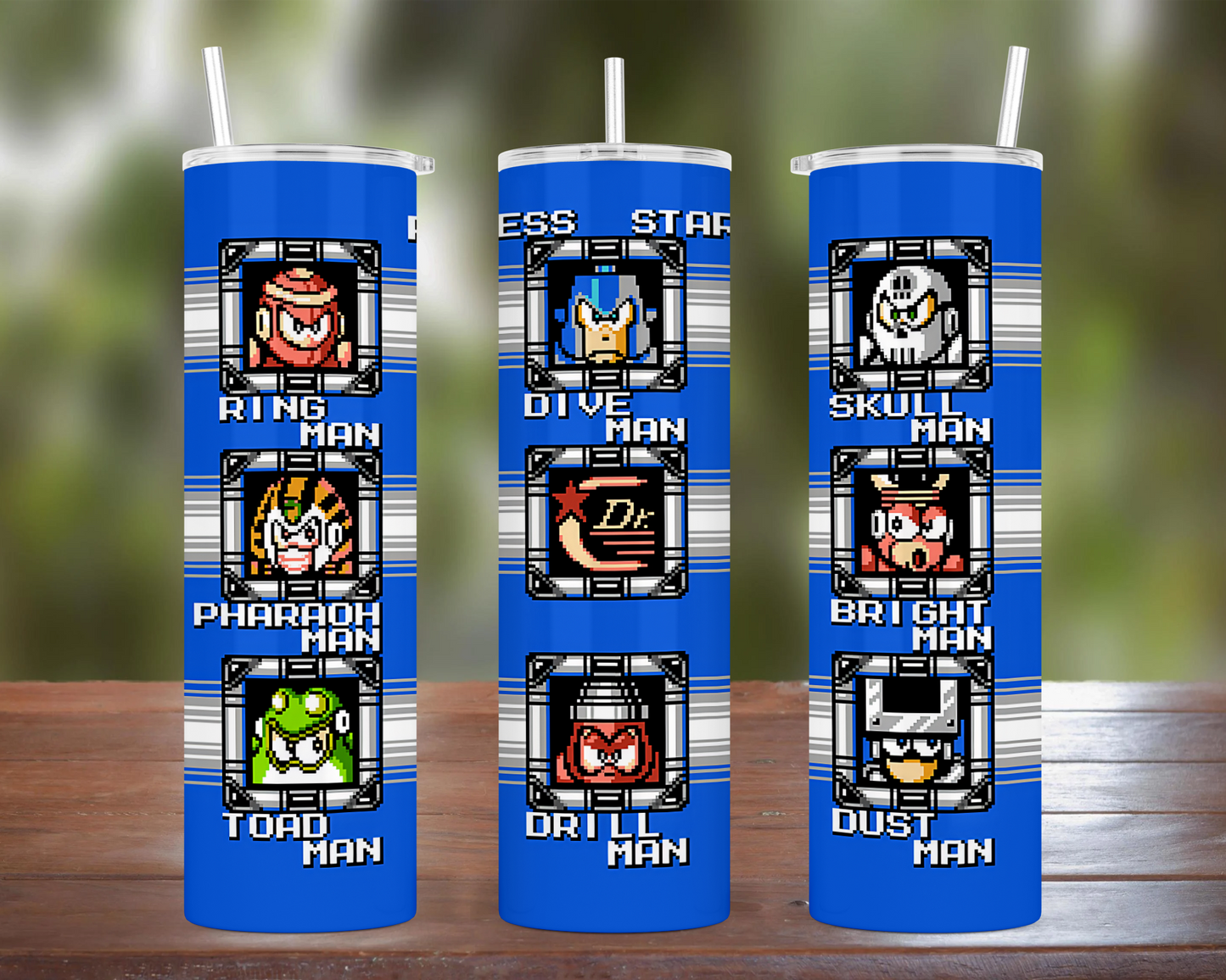 Mega Man: 4 Bosses Tumbler