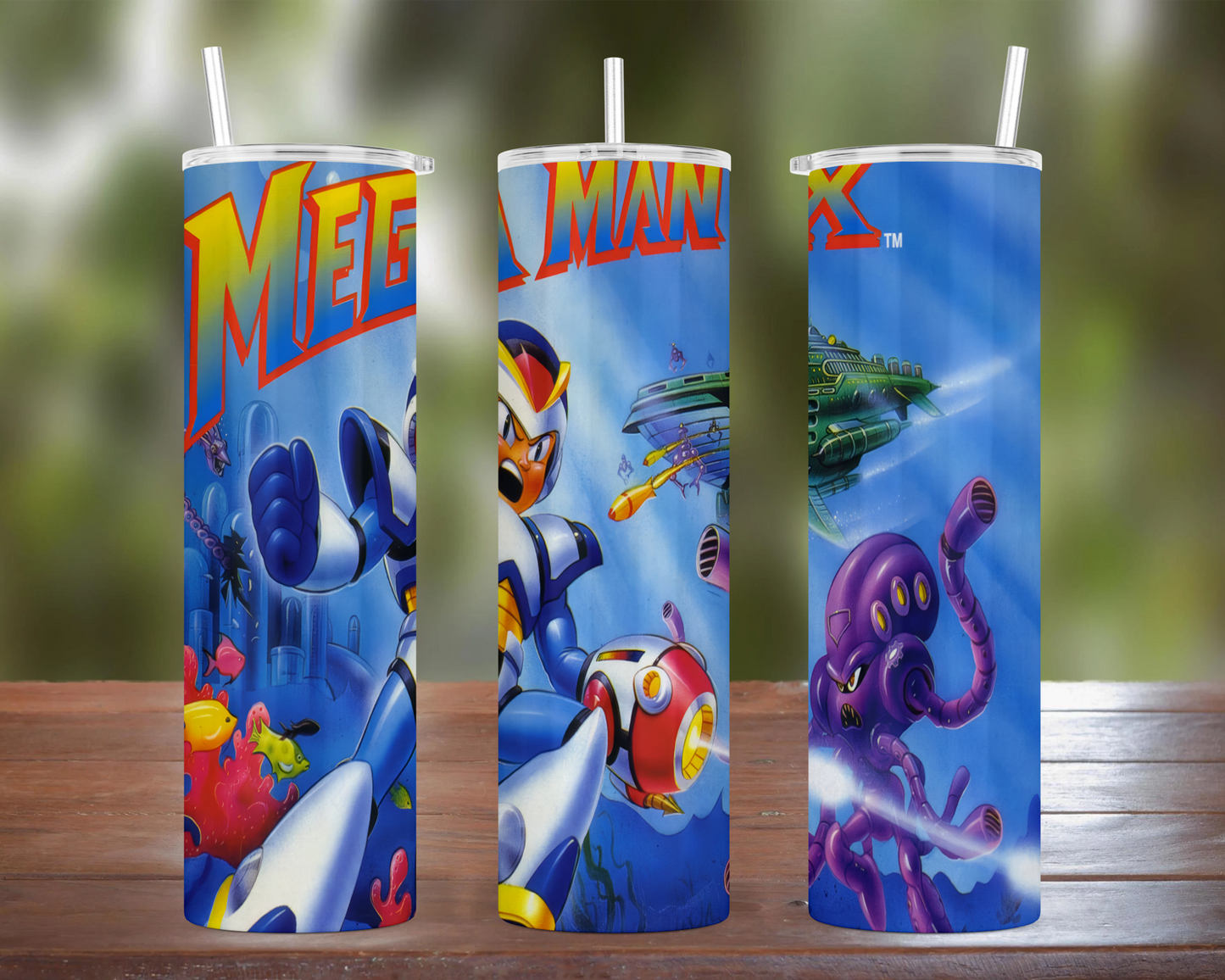 Mega Man X: Cover Art Tumbler