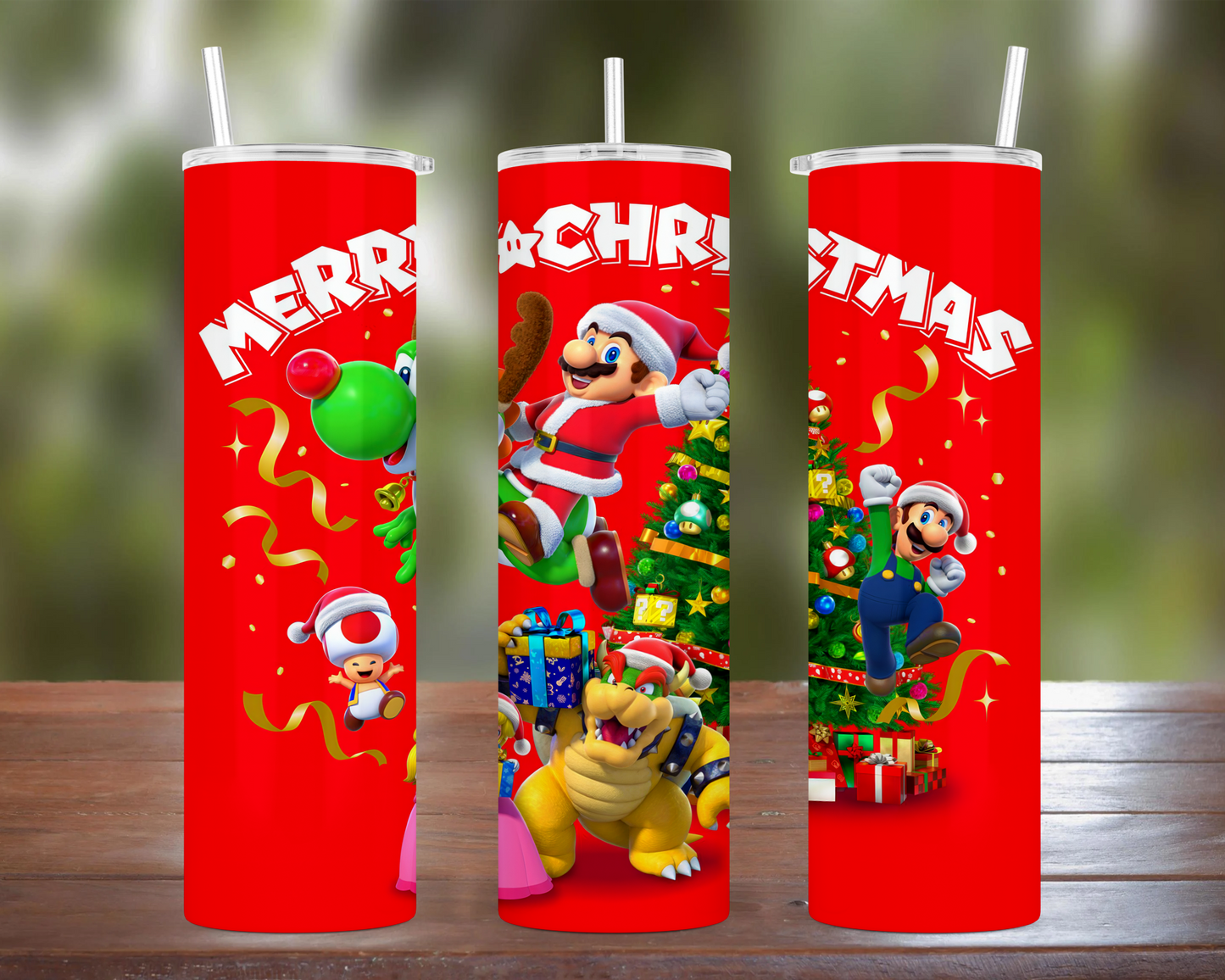 Merry Christmas From Mario & Friends Tumbler