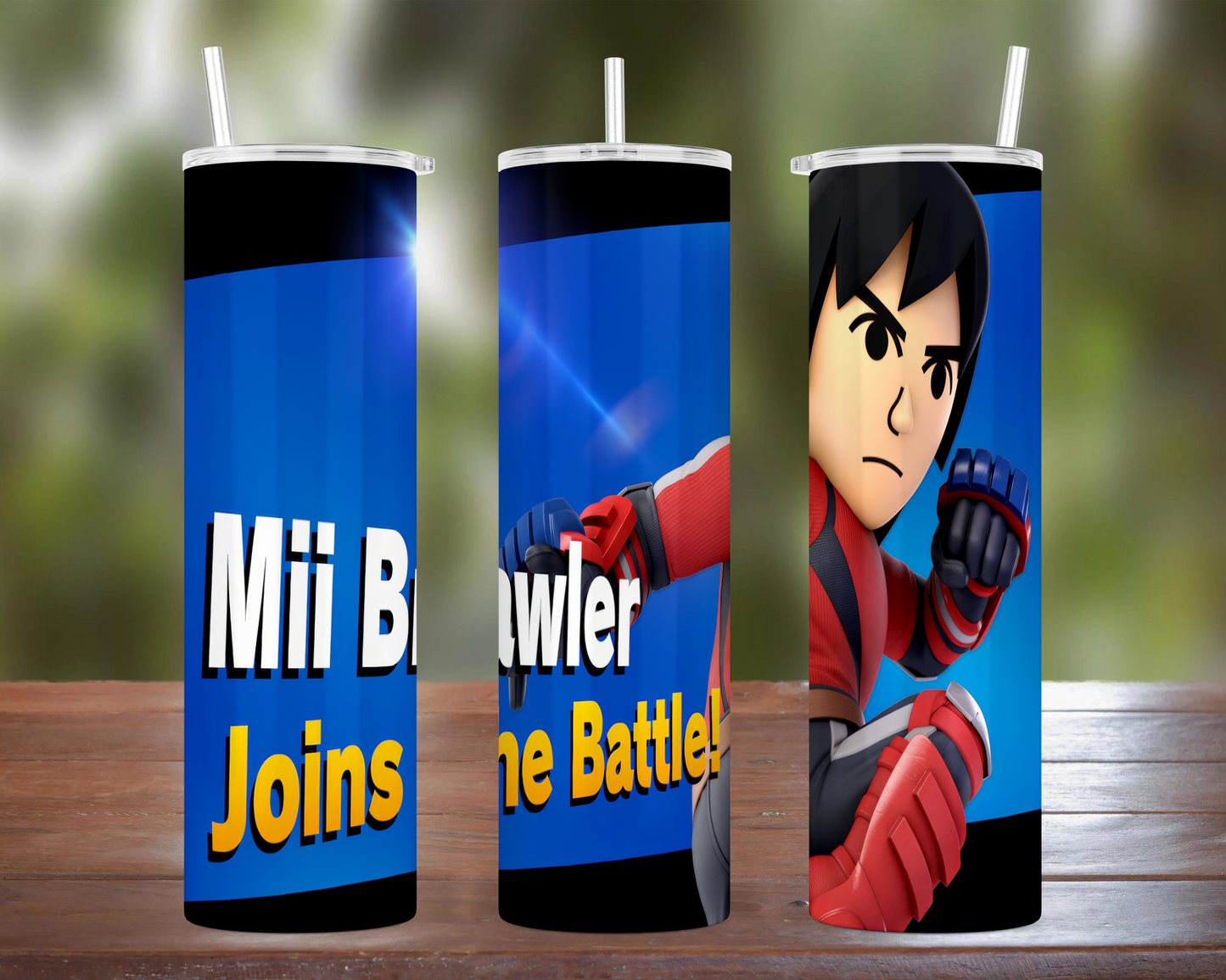 Smash Bros Ultimate Character: Mii Brawler Tumbler