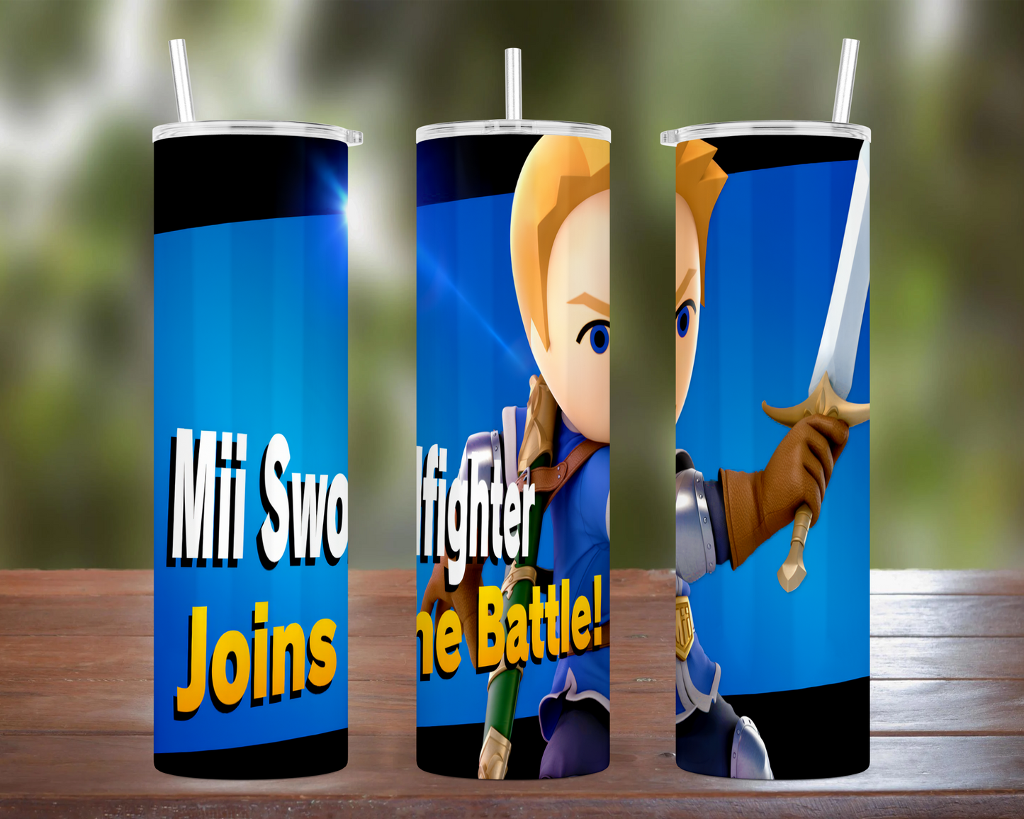 Smash Bros Ultimate Character: Mii Swordfighter Tumbler