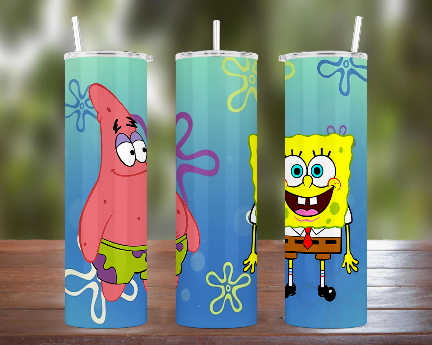 Patrick & Spongebob Tumbler