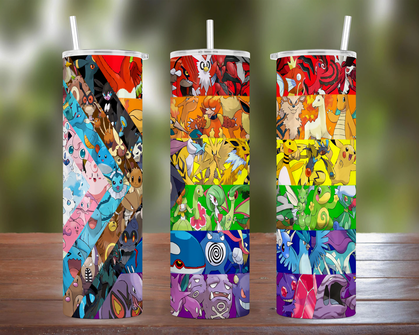 Pokemon Pride Flag Tumbler