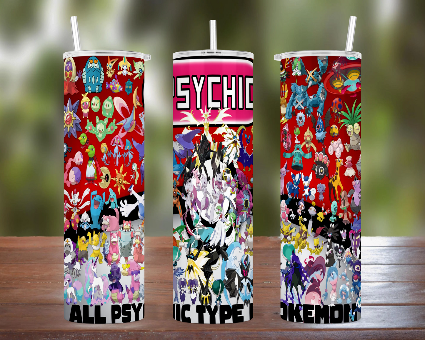 Psychic Type Pokemon Tumbler