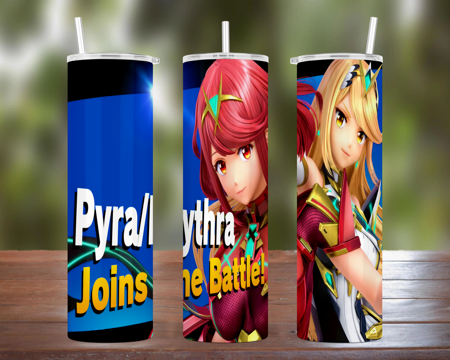 Smash Bros Ultimate Character: Pyra-Mythra Tumbler