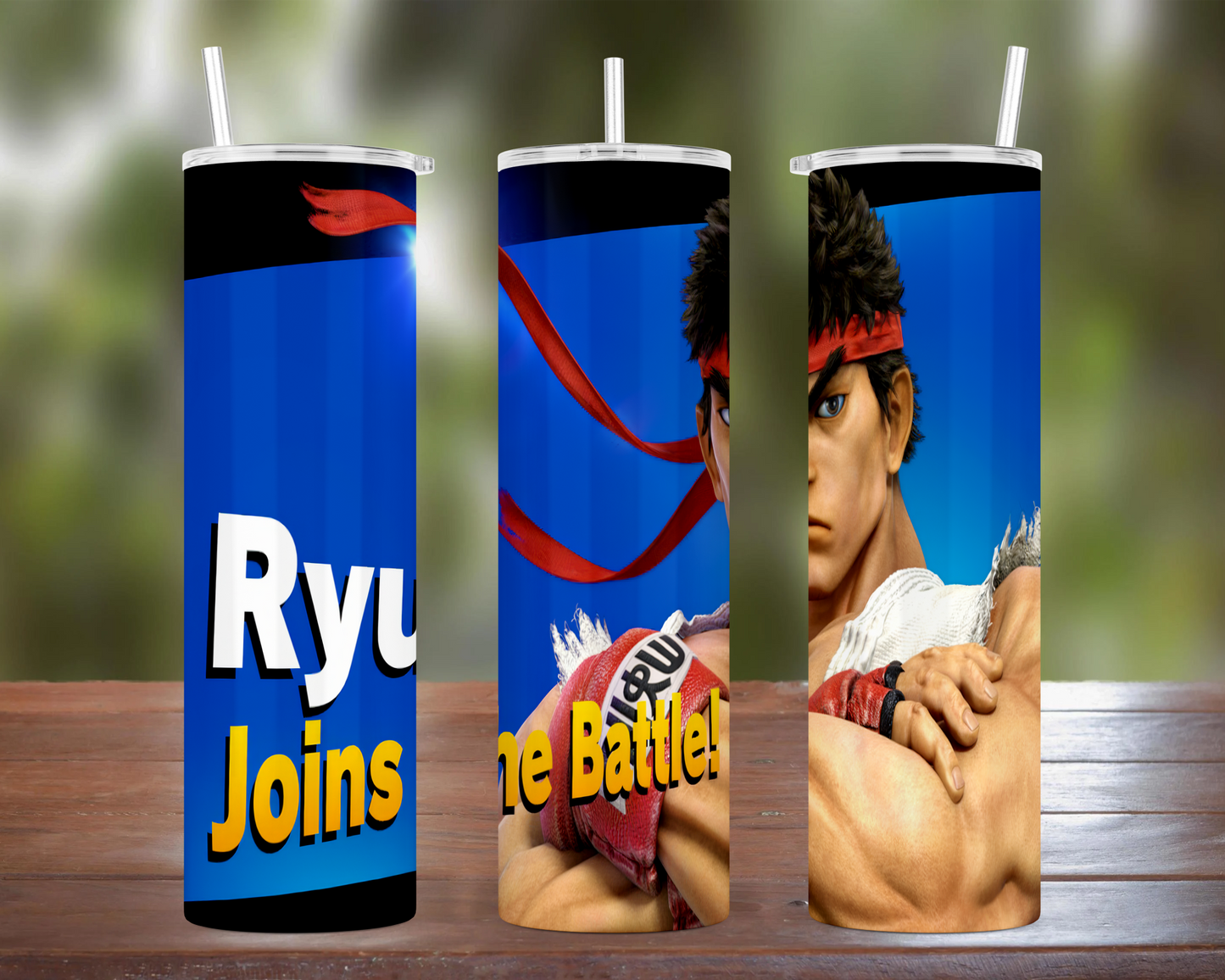 Smash Bros Ultimate Character: Ryu Tumbler