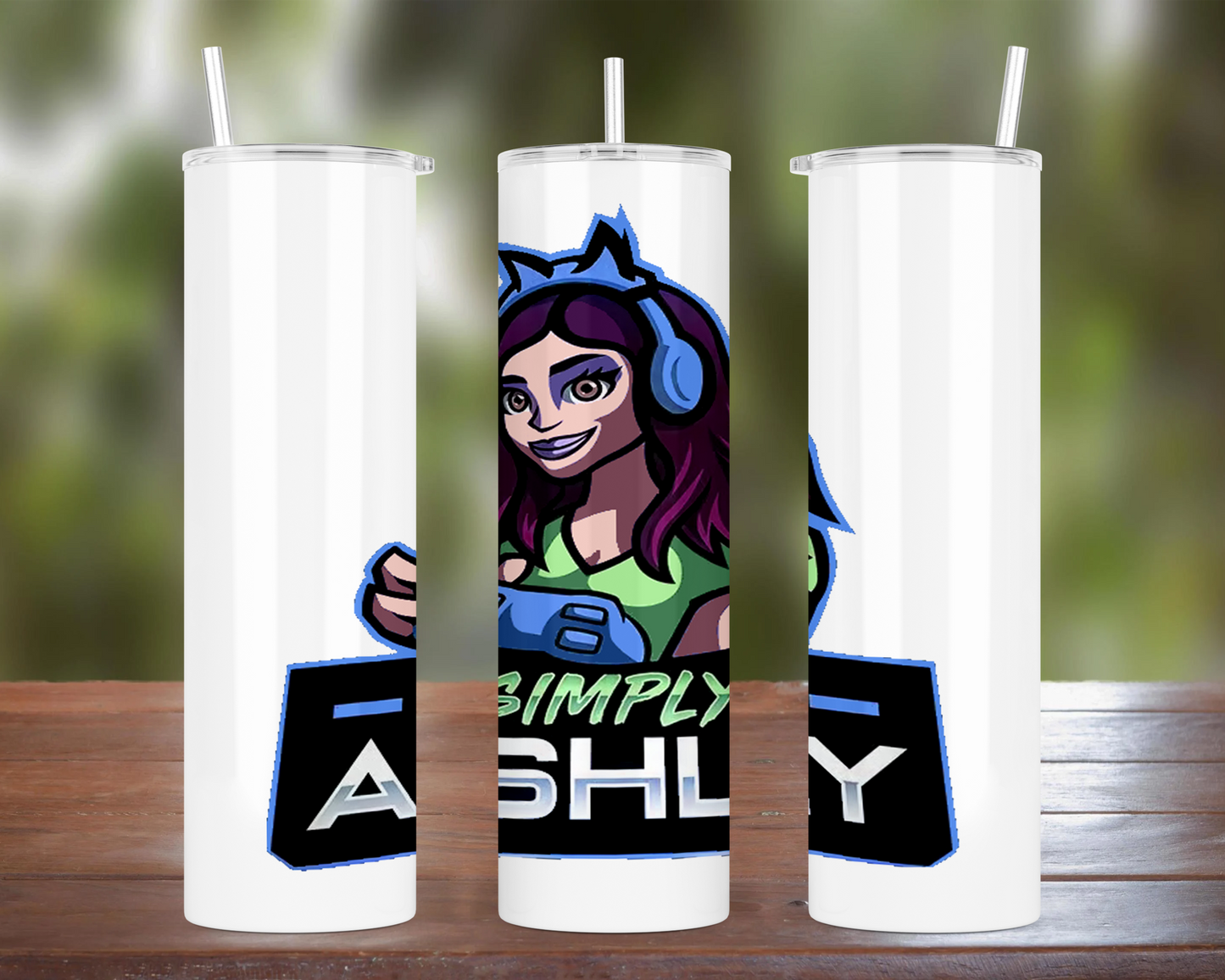 Simply Ashly Blue Tumbler