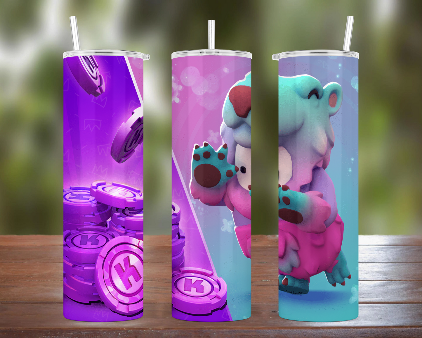 Fall Guys: Slushie Polar Bear & Kudos Tumbler